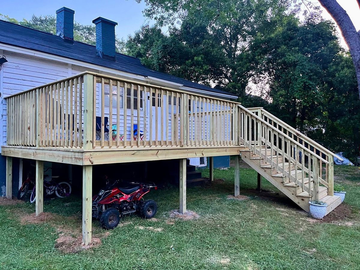 Deck & Patio Installation for Cool Hand Home Improvements in Spartanburg, SC