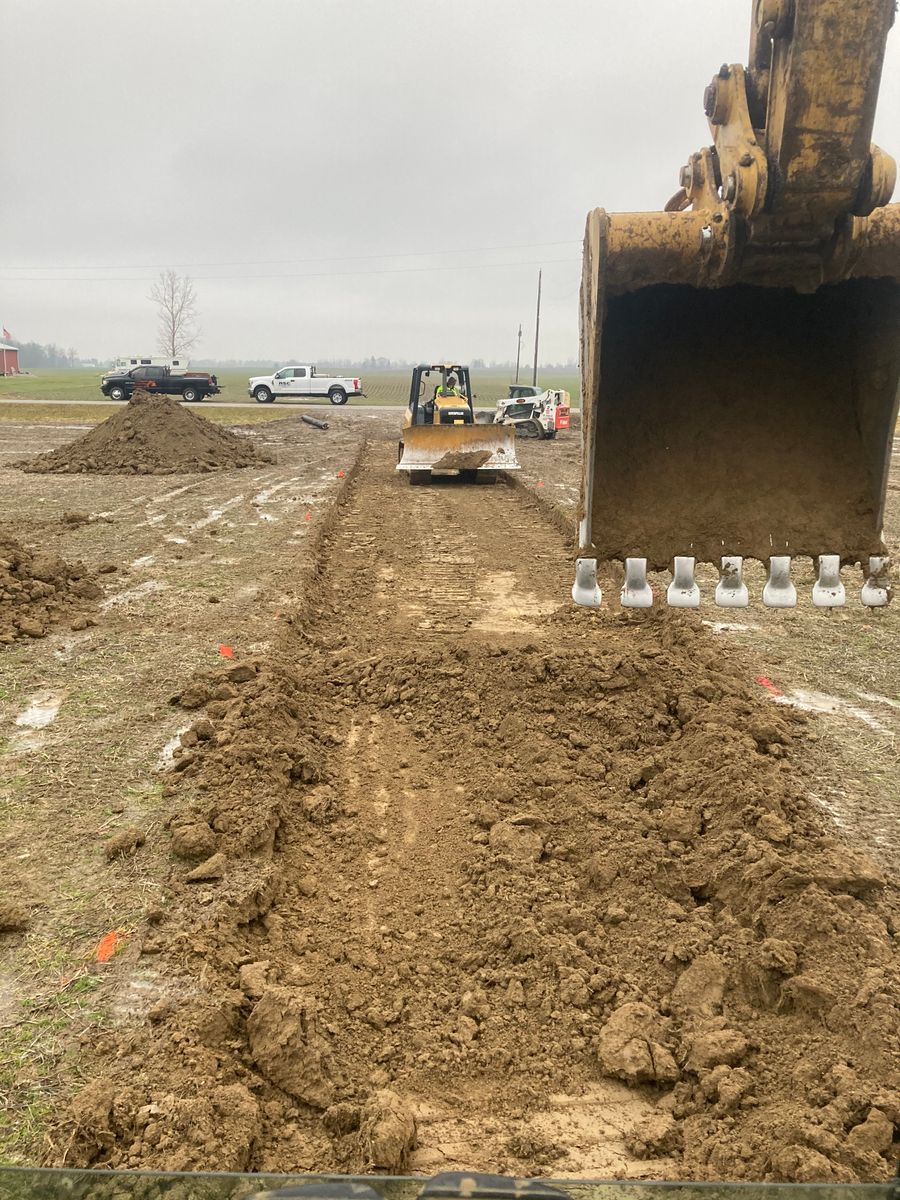 Road Bed/Driveway Installation for ASC Excavating LLC in Lucas, OH