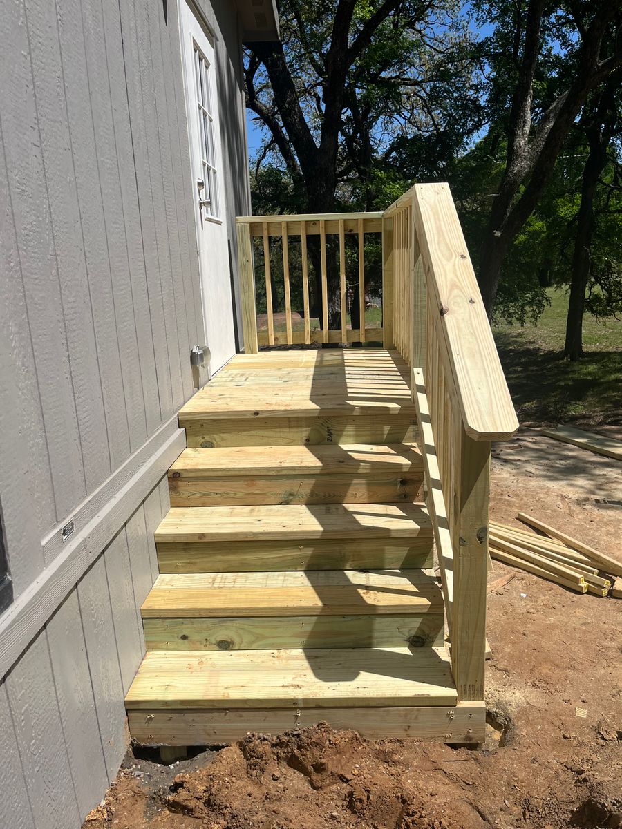Decks & Handicap Ramps for BAKER Carpentry in Joshua, TX