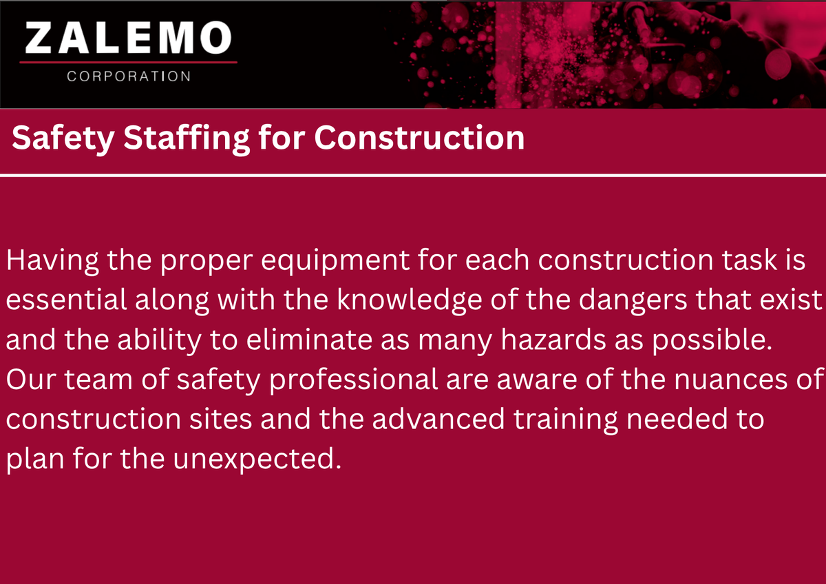 Safety Staffing for ZALEMO in Houston, TX