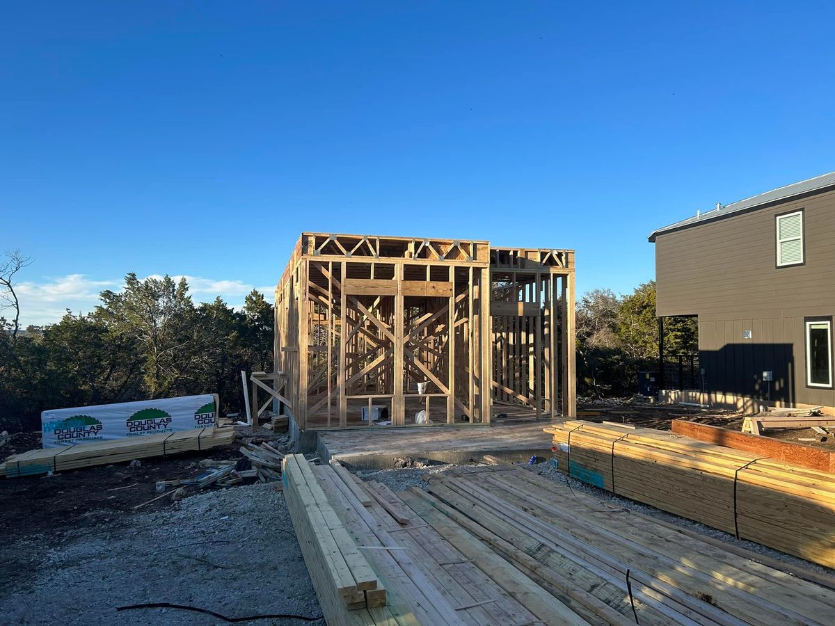 Custom Home Construction for Fortuna Building in Lockhart, TX