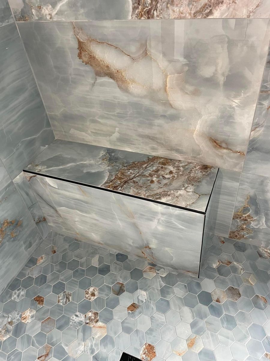 Bathroom Tiling Installation for Rangel Flooring & Demolition LLC in Raleigh, NC