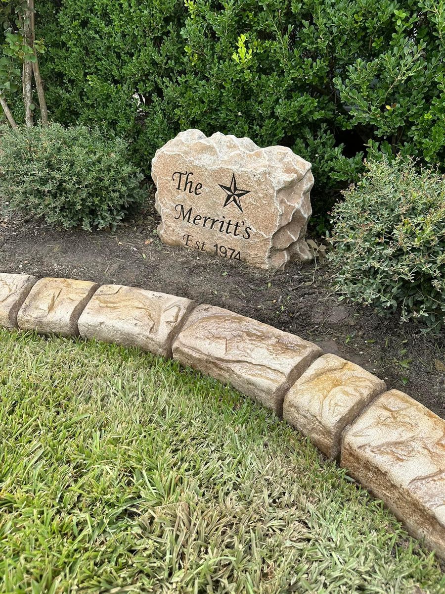Landscaping for Texas Curb N Borders in Houston, TX