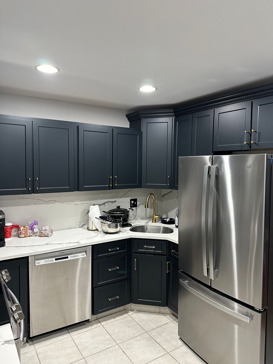 Cabinet Painting for T&T Kitchens in Shamong, NJ
