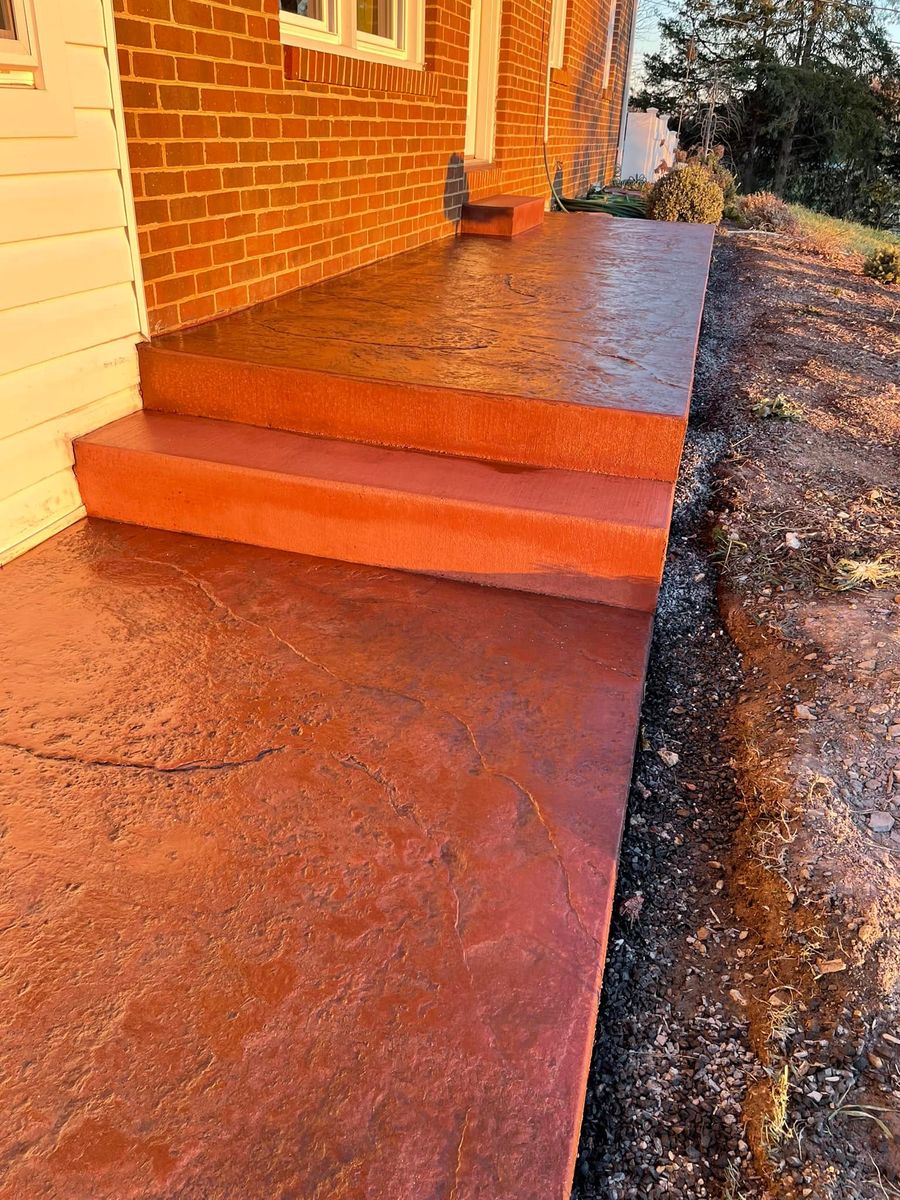 Stair Design & Installation for Top Finish Concrete in Harrisonburg, VA