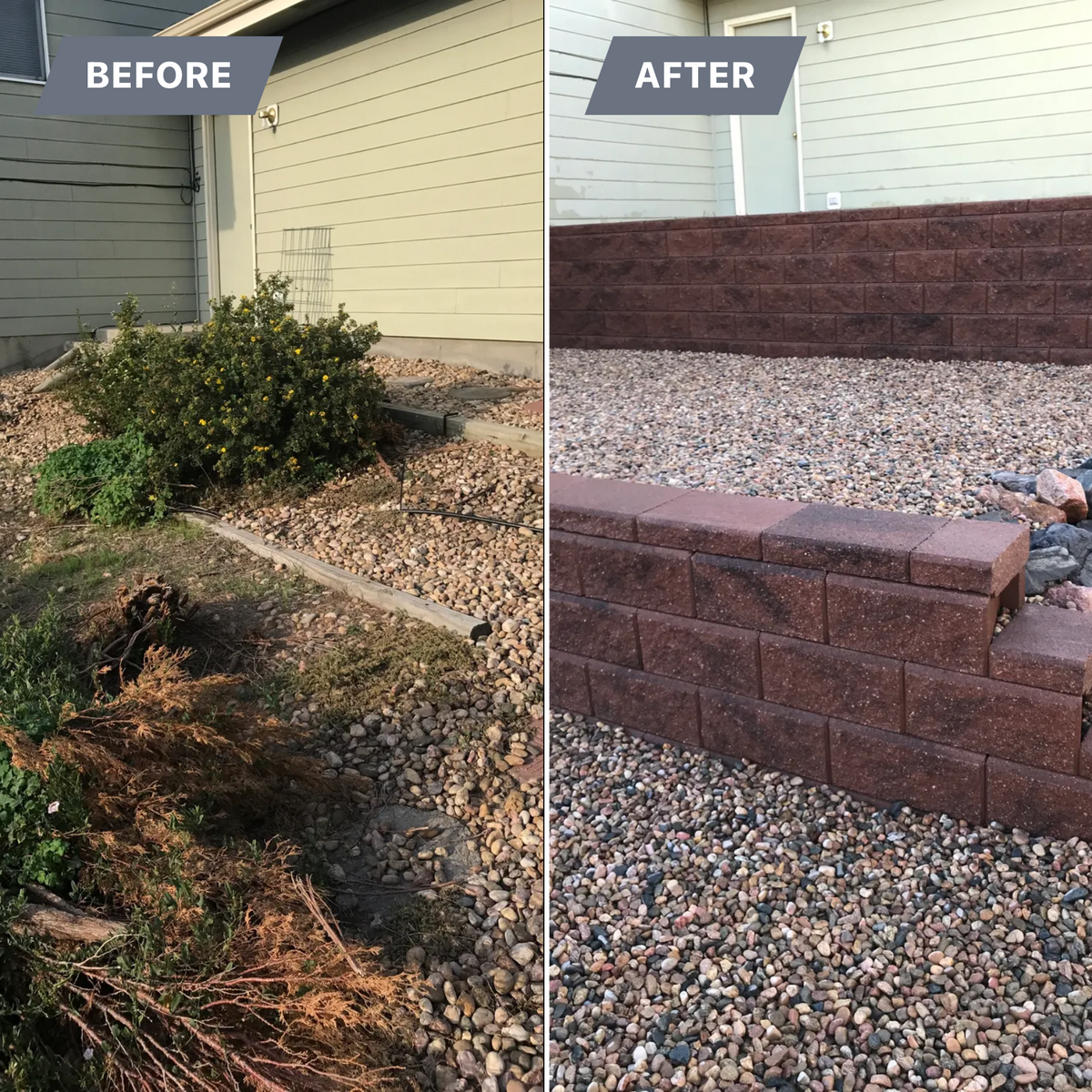 Landscape Design for Rock Masters Inc. in Evans, CO