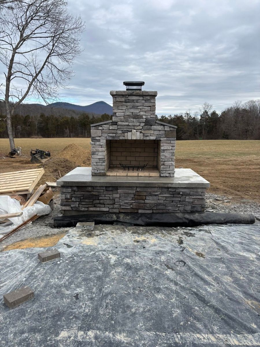 Stone Patios for McCutcheon’s Masonry in Craigsville, VA