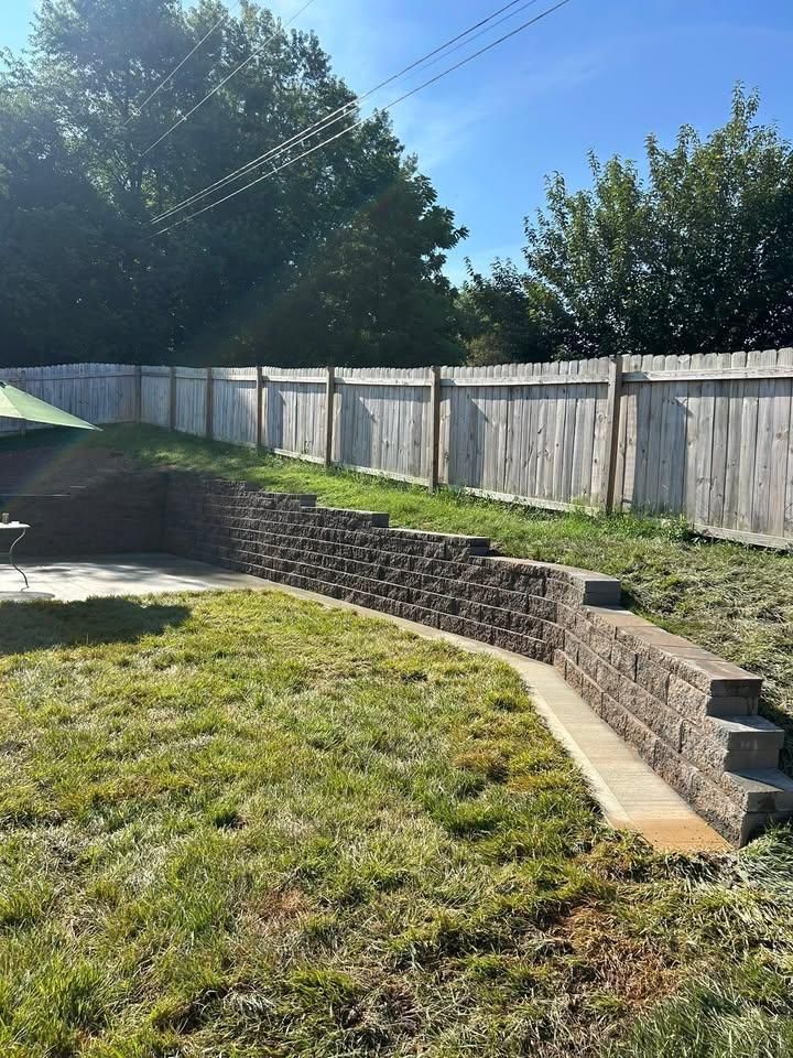 Retaining Walls for Dust Till Dawn Lawn in London, Kentucky