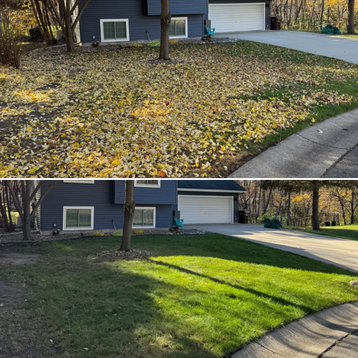 Fall Clean Up for Bubba’s Seasonal Services in Buffalo, MN