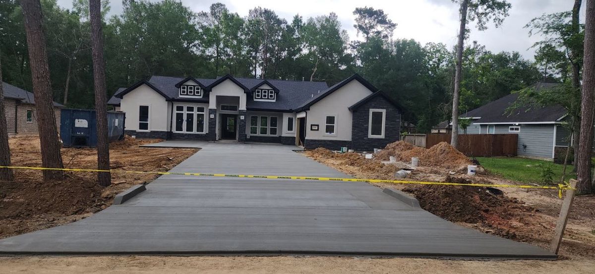 Concrete Installation for Urban Stone in New Caney, TX