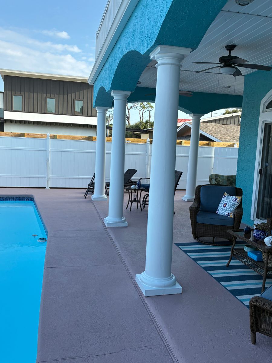 Pool Decks for Ferrell’s Professional Painting & Home Services LLC in Panama City Beach, FL