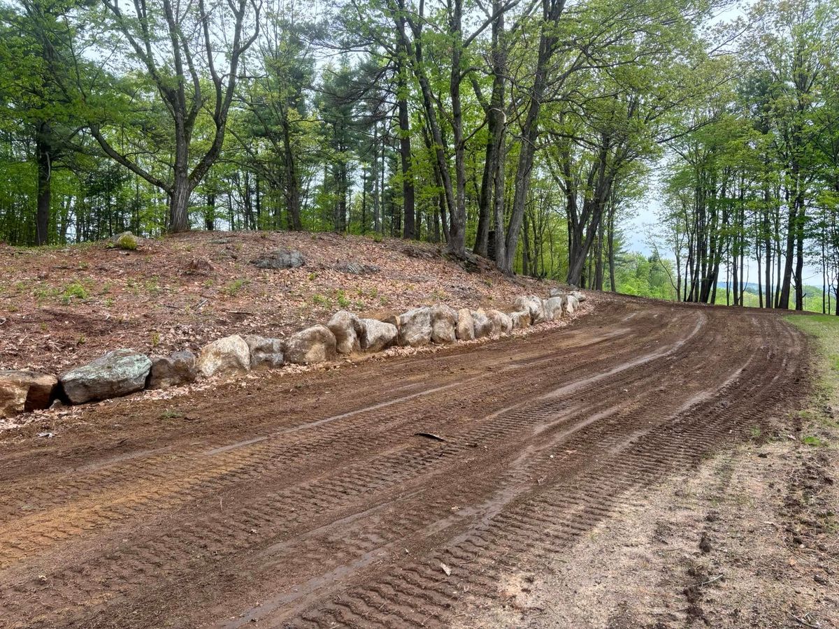Driveway Grading for JKT Contracting in Keene, NH