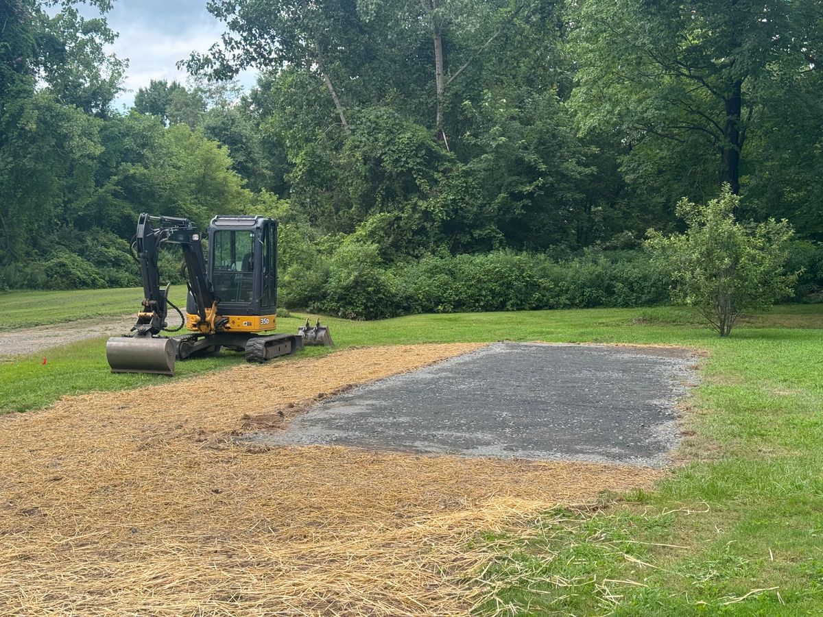 Excavation & Grading for Lennon Land Management in Suffield, CT