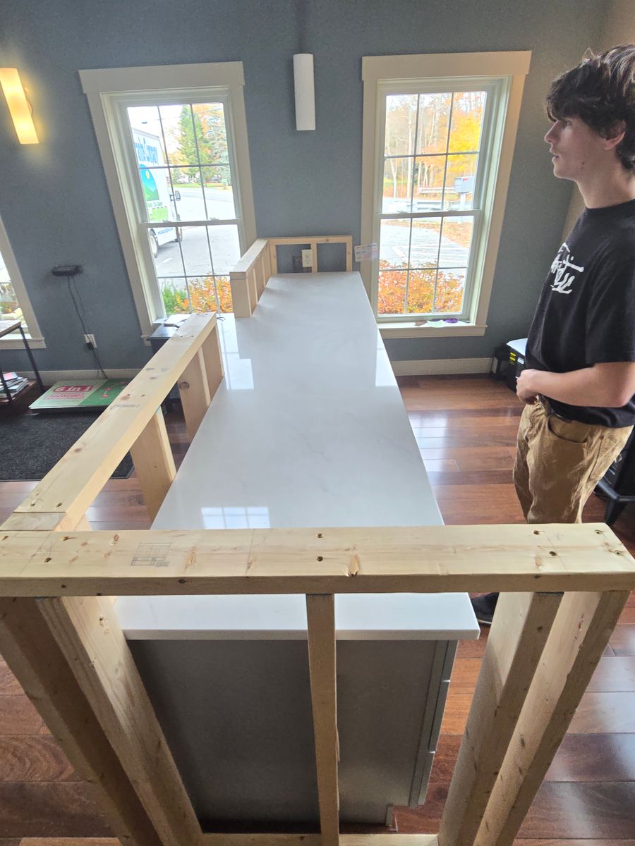 Carpentry for AA Family Construction in Lebanon, NH