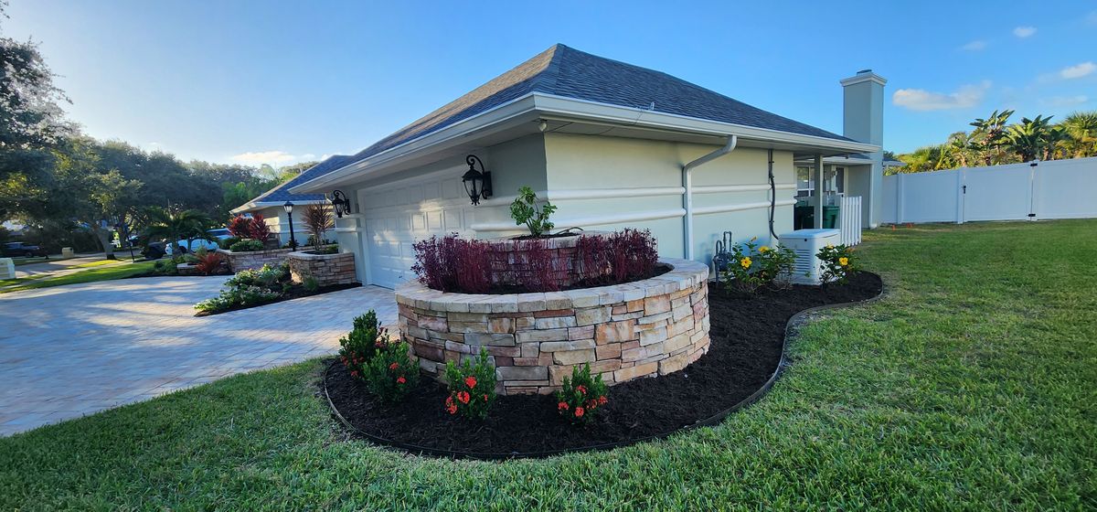 Landscape Installation for Epic Vine Design in Melbourne, FL