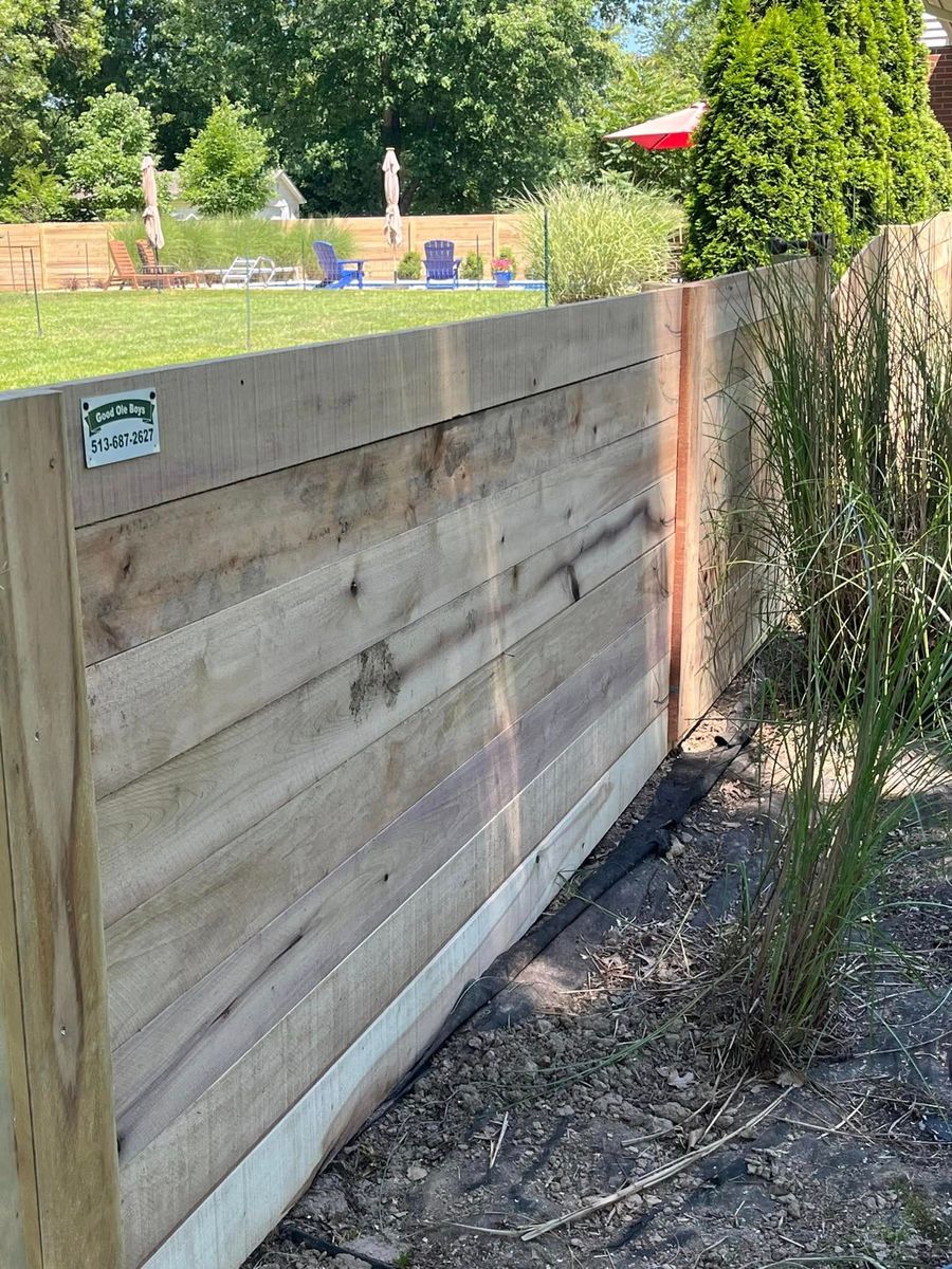 Fence Installation for Good Ole Boys Fence LLC in Midland, OH