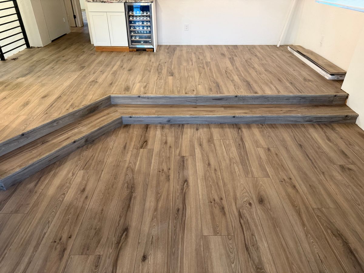 Floor Installation for CJL Flooring in Post Falls, ID