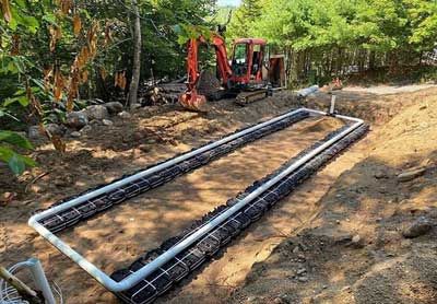 Septic System Installation for Triple H Construction in Cave Spring, GA