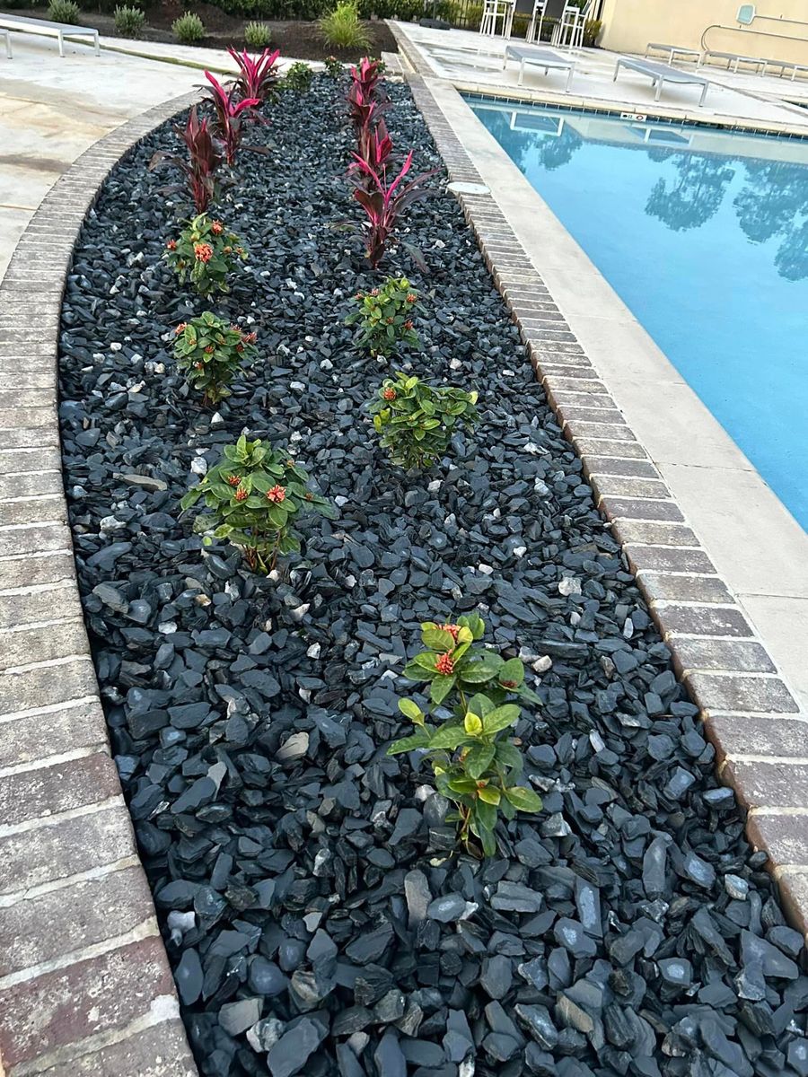 Gravel Laying and Refreshing for Golden Isles Greenery in Brunswick, GA