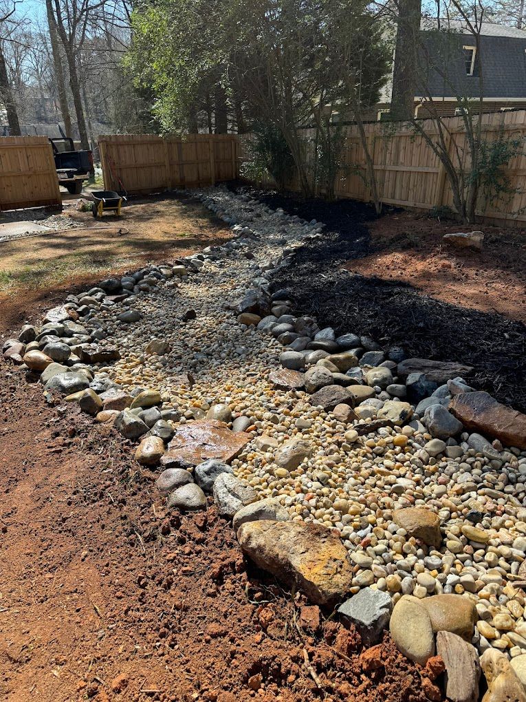 Landscape Installation for Upcycled Landscape and Design in Charlotte, NC