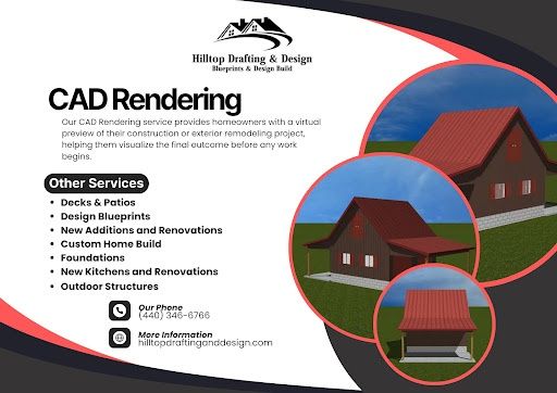 Design Services: New Home Drawings for Hilltop Drafting & Design LLC in Geauga County, Ohio