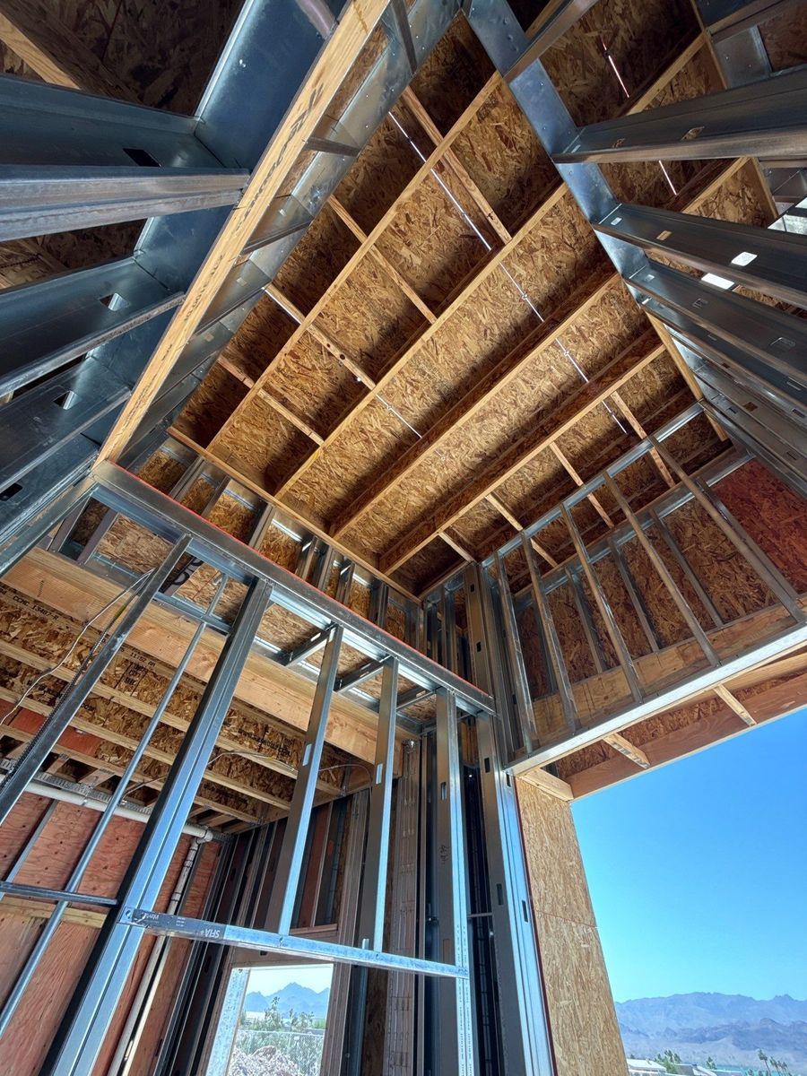 Framing for Ant Farm Construction in Kingman, AZ