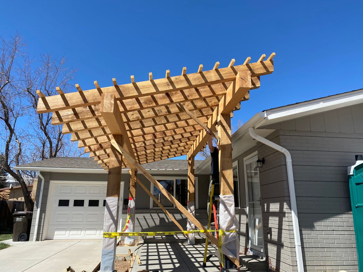 Shade Structures/Pergolas for D & D Builders in Boulder, CO