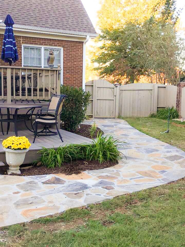 Natural Stone Hardscape for CSS Renovations in Huntsville, AL