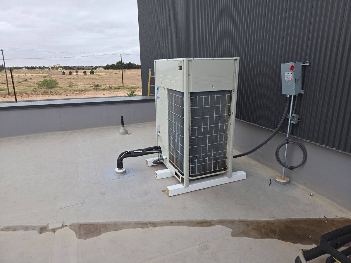 HVACR System Installation for J&A Refrigeration in Midland County, TX