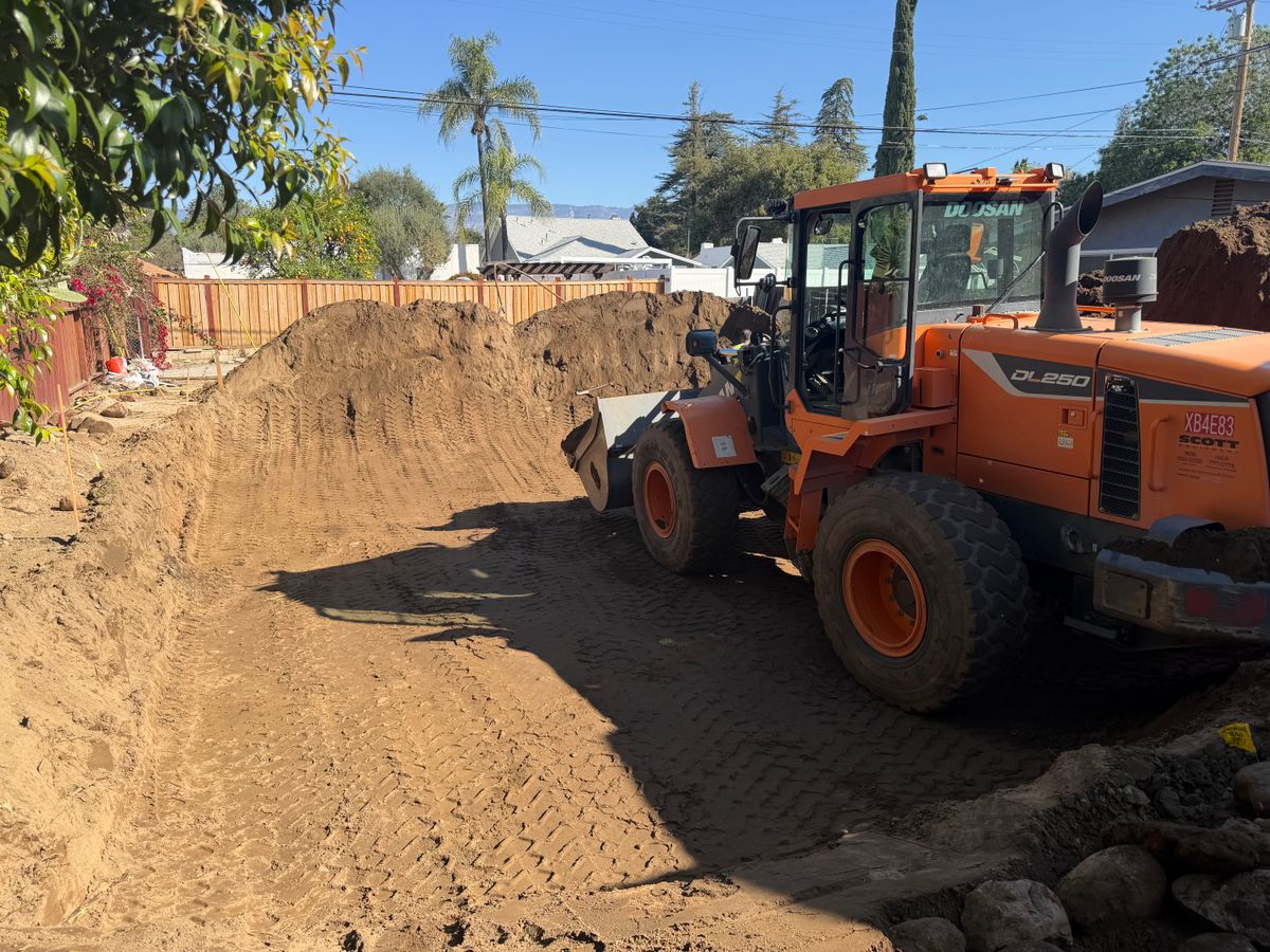 Site Preparation for P&C Earth Works in Riverside County, CA