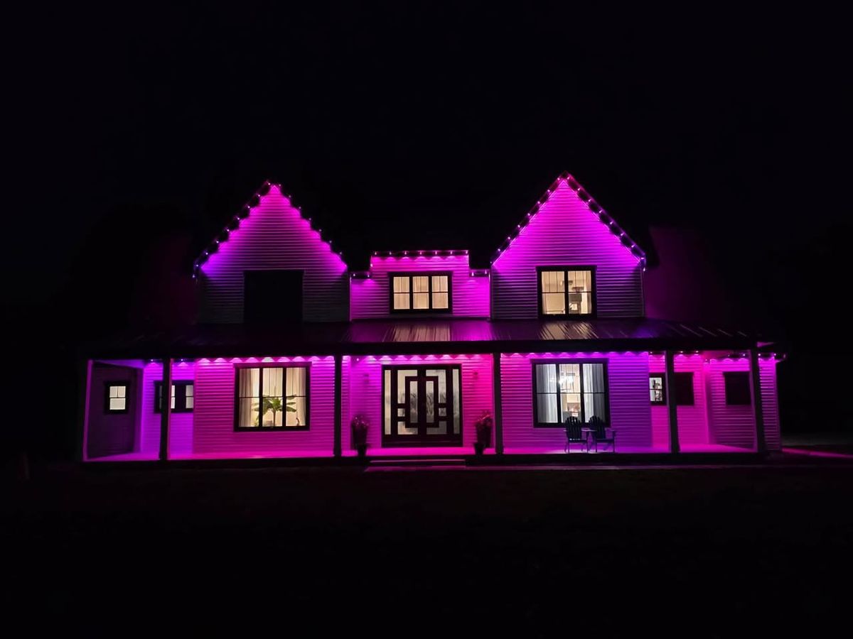 Permanent Outdoor Lighting for Risner Construction in De Motte, IN