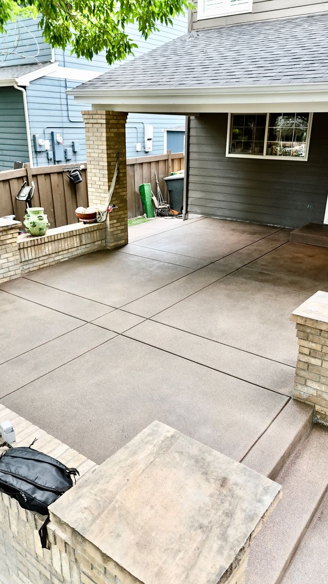 Patio Design & Installation for B&M Concrete LLC in Longmont, CO