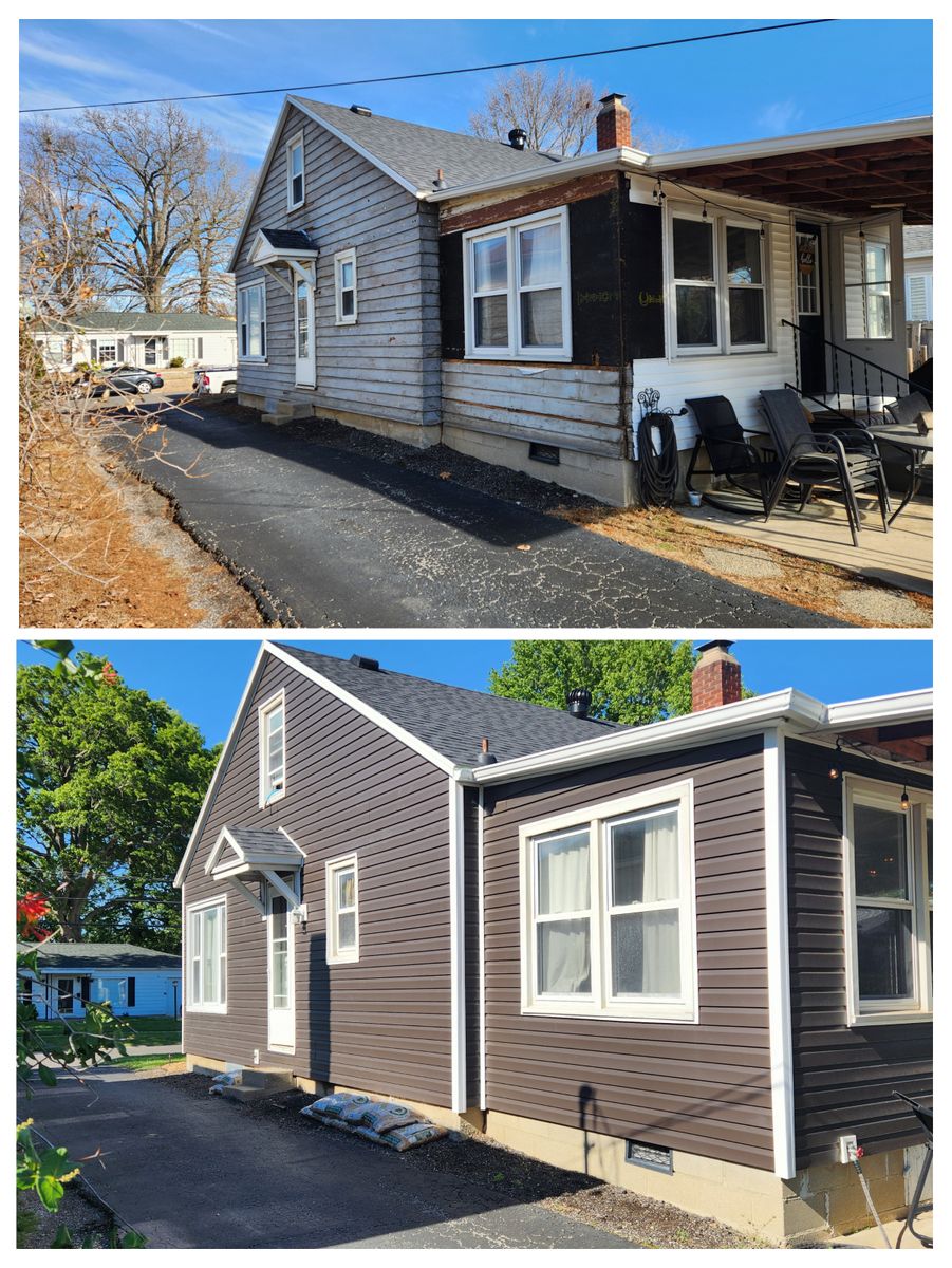 Siding for Asher Remodeling and Seamless Gutters in St Elmo, IL