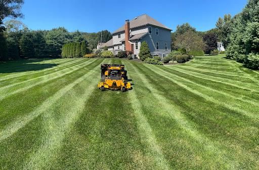 Lawn Aeration and Overseed for Blades of Glory LLC in Cheshire, CT