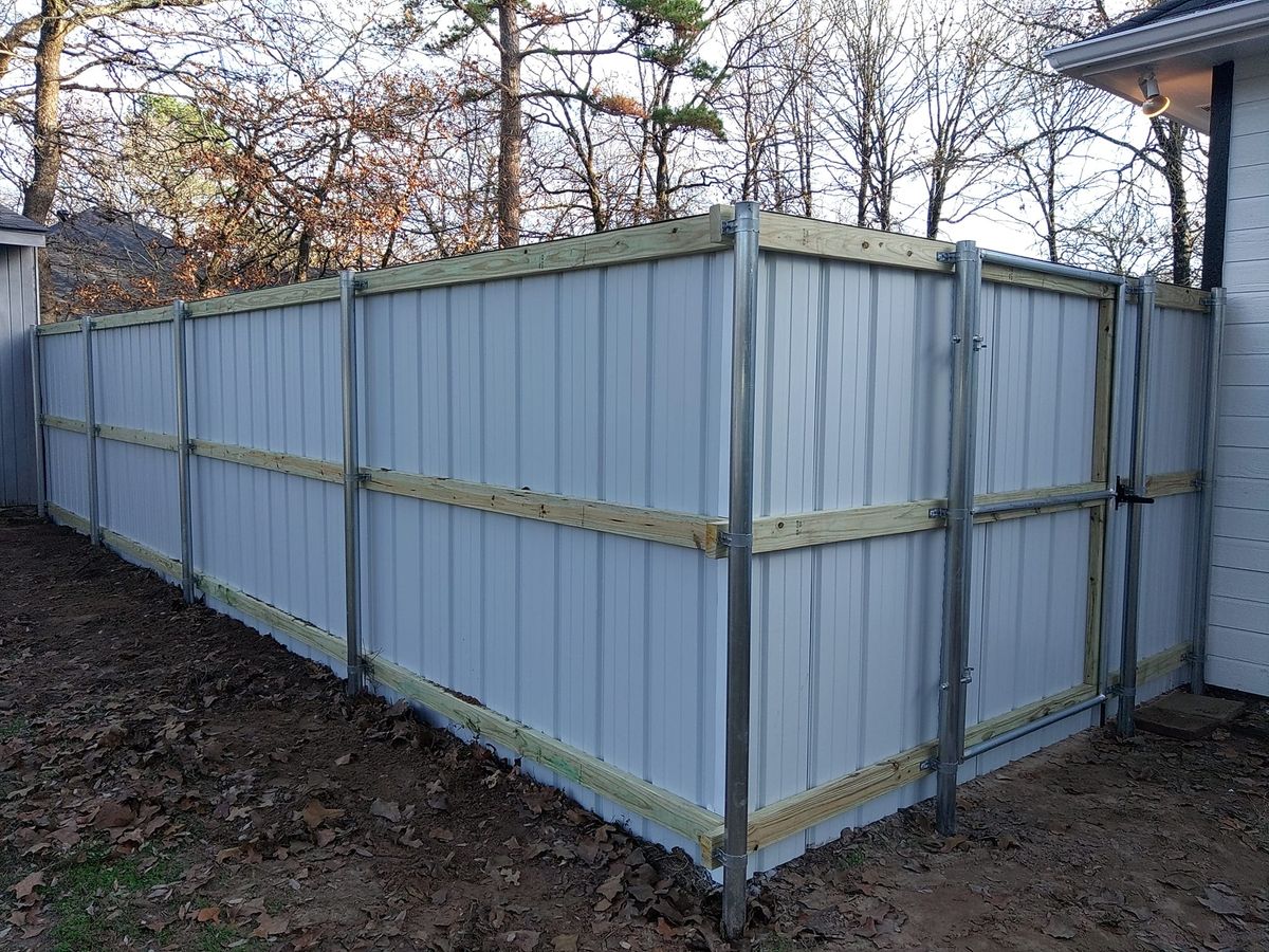 Fence Installation for G.I. Fence & Metal Work in Gilmer, TX