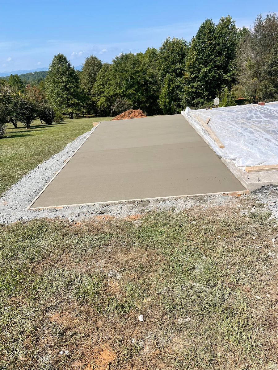 Concrete Slab Construction for J & Son Construction LLC in Forest City, NC
