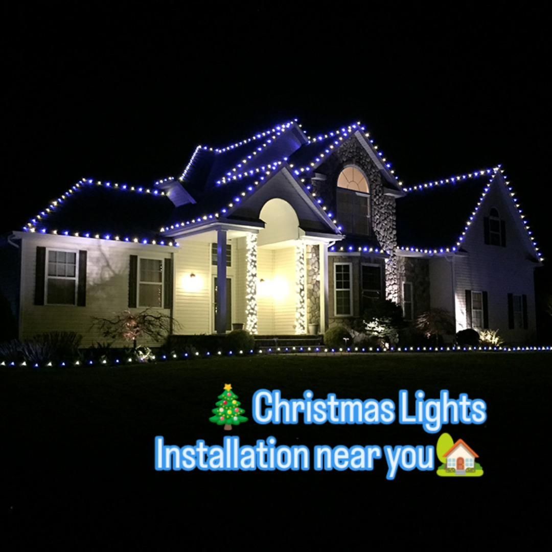 Christmas Lights Installation for Guzman's Landscaping Services in Austin, TX