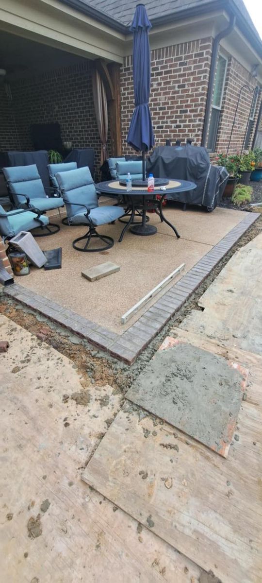 Outdoor Kitchen Construction for Sam's Concrete & Masonry in Hernando, MS