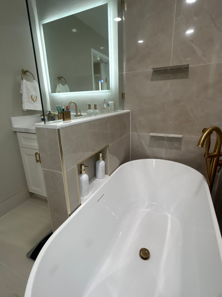 Bathroom Renovation for G & D Painting And Renovations Company in Port St. Lucie, FL