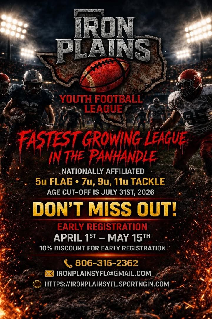 Youth Football for Iron Plains Youth Football League in Amarillo, TX