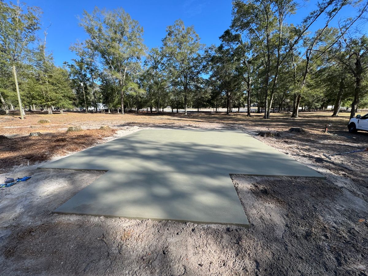 Concrete for Cameron Enterprises in Live Oak, FL