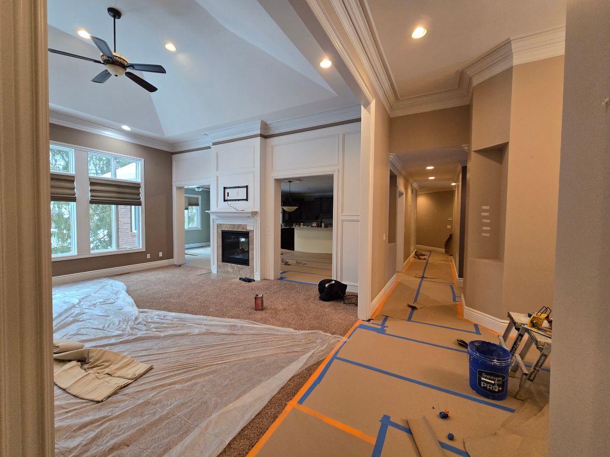 Interior Painting for Rolling Magic Paints in Washington Township, MI