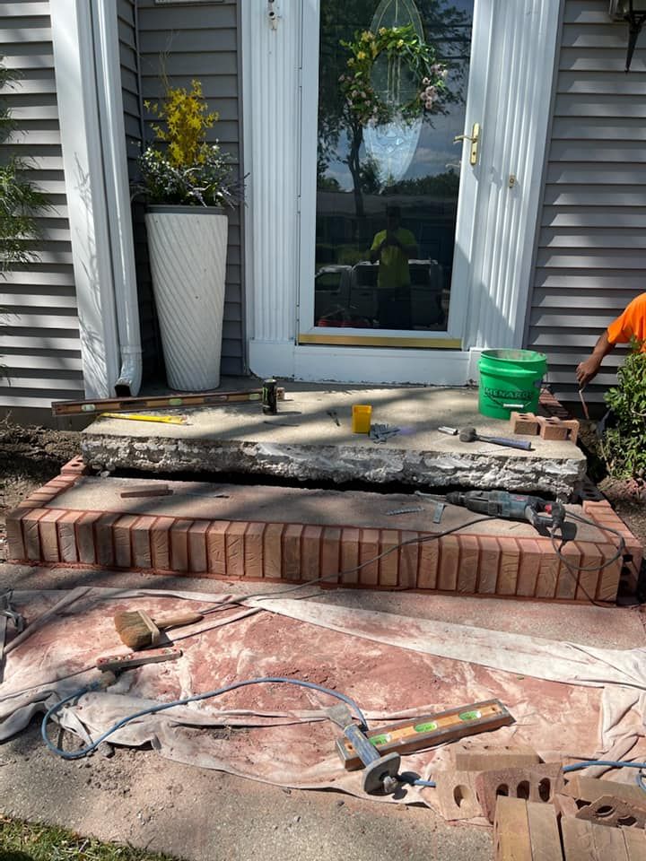 Step Installation for JM Restoration LLC. in South Milwaukee, WI