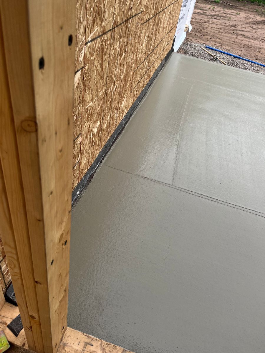 Concrete Slab Construction for CAIR CONCRETE & MASONRY LLC in Baldwin, WI