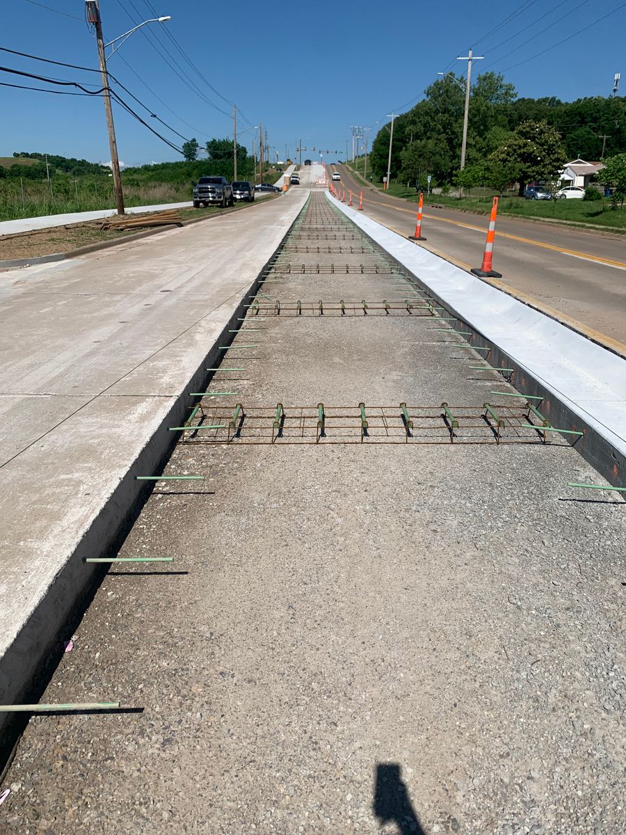 PCC Concrete Pave for Project X Construction LLC in Tulsa, OK