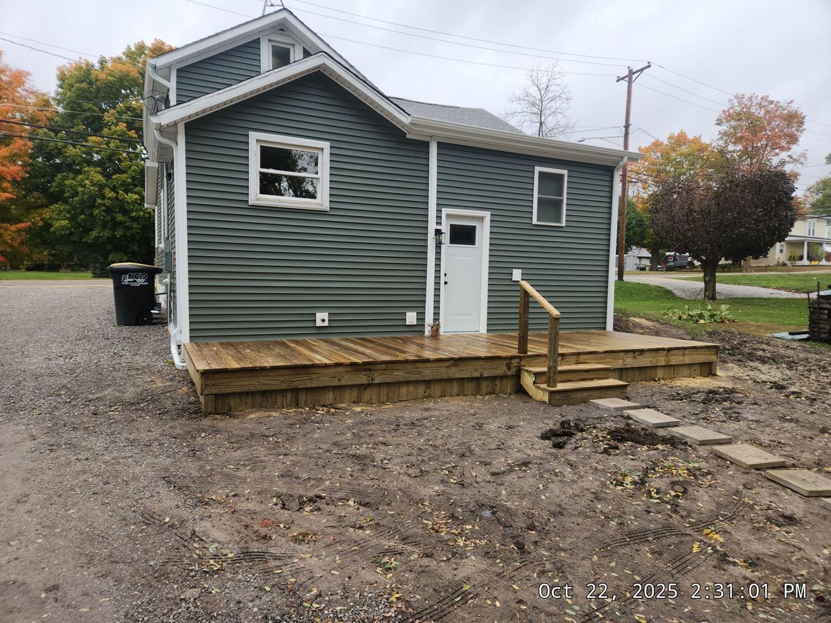 Deck & Patio Installation for Cornerstone Builds in LaGrange, IN
