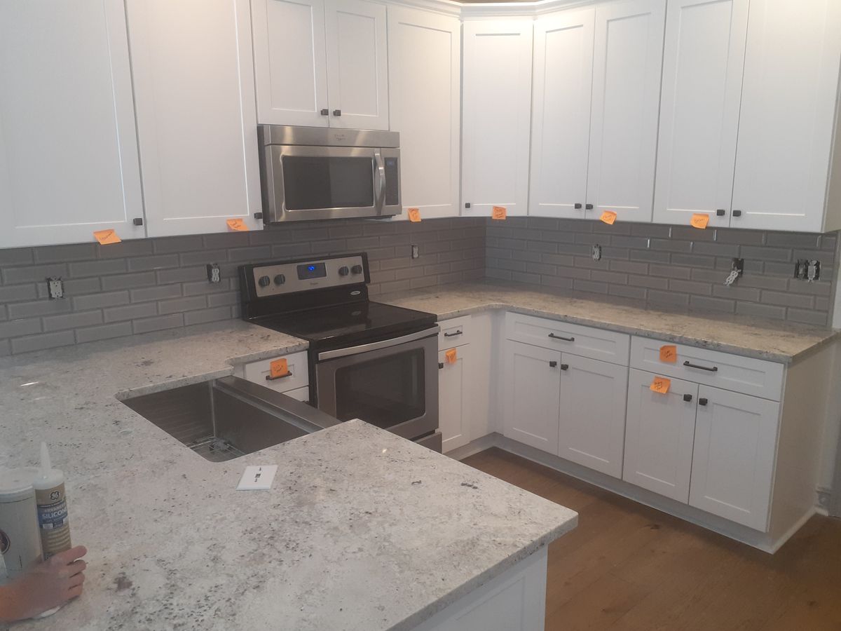 Kitchen Counter Installation for Precision Enterprise Construction LLC in Loganville, GA