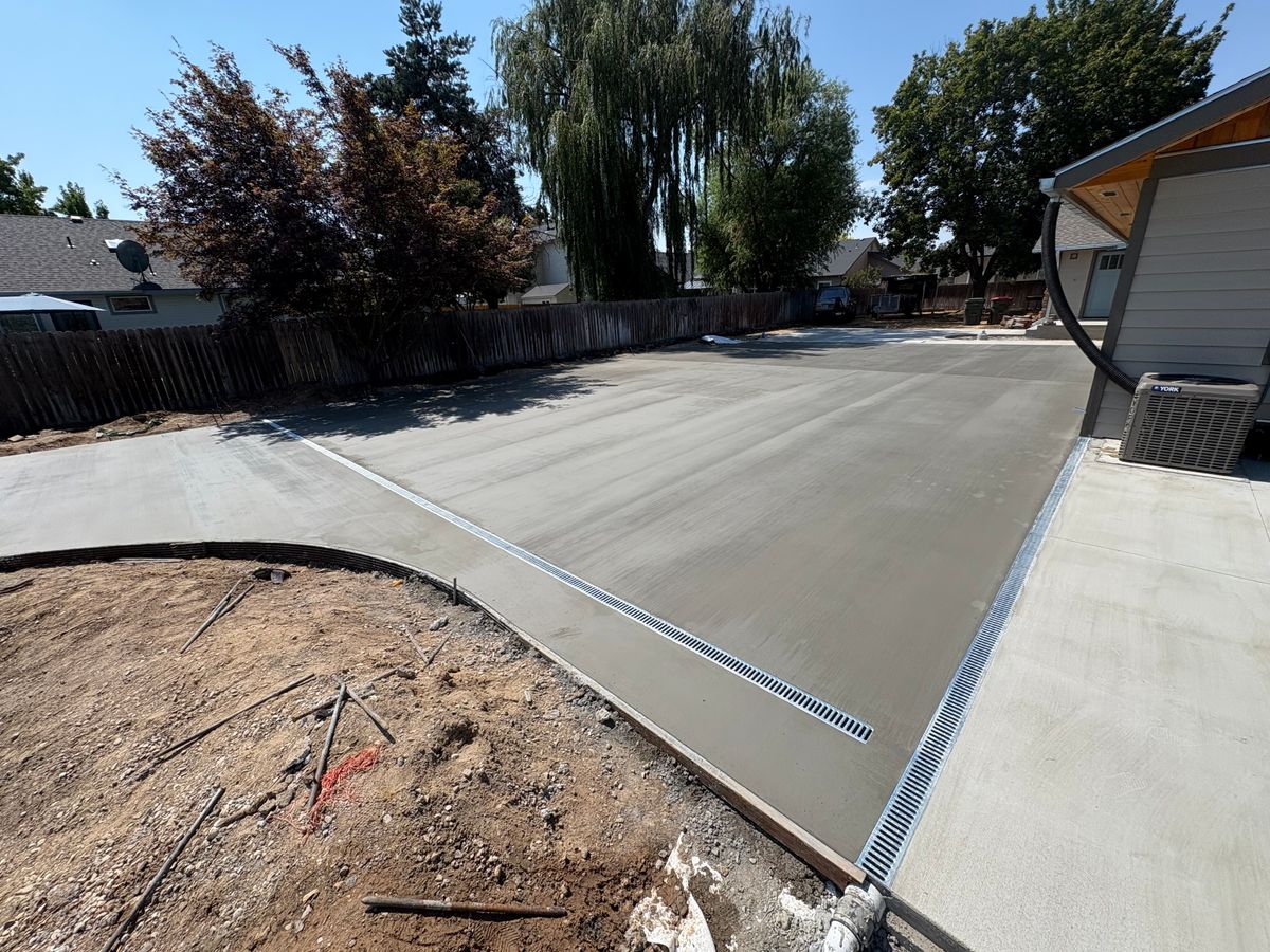 Patio Design & Installation for AMF Concrete Construction in Boise, ID