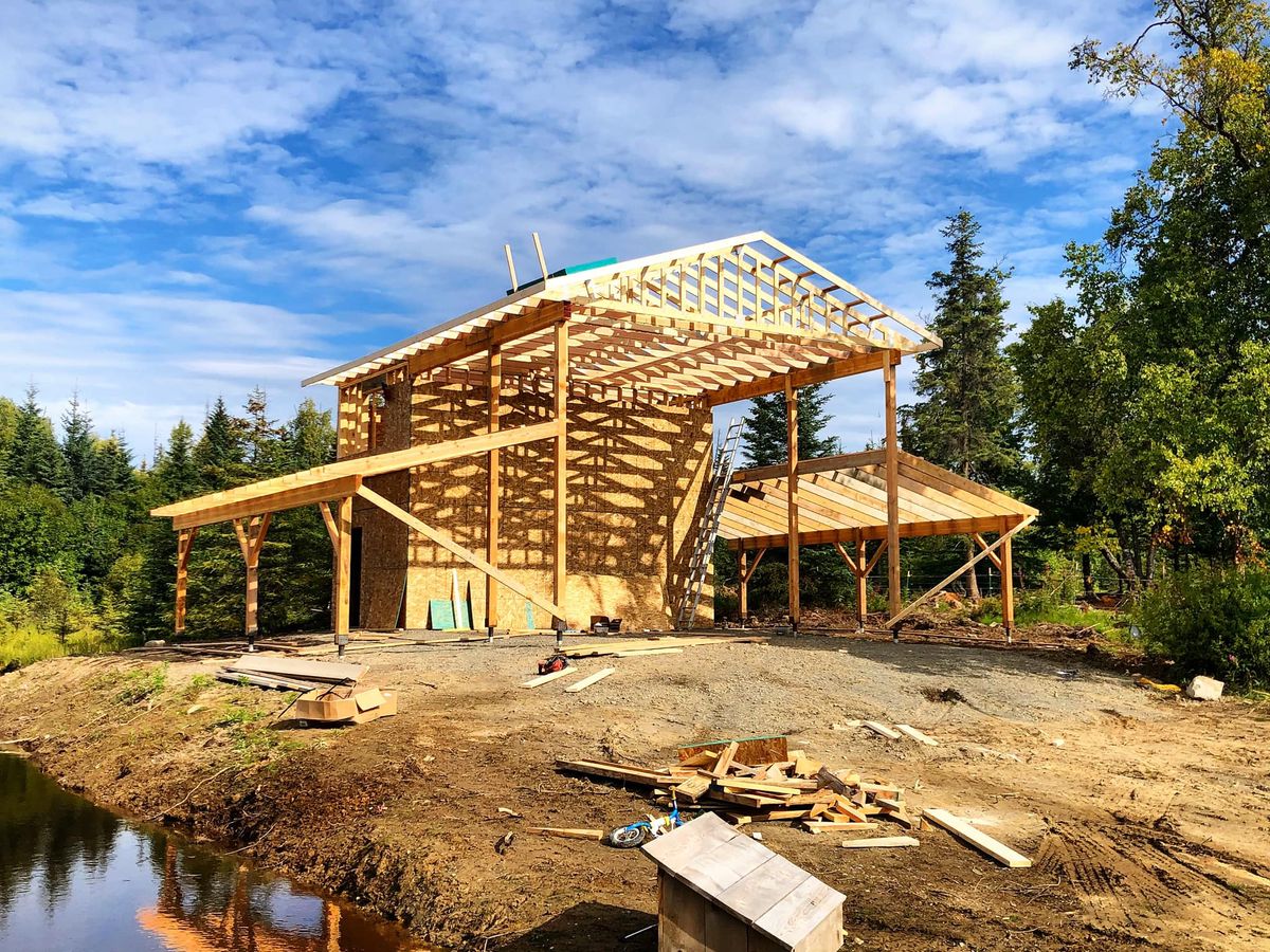 Off Grid Construction for Callahan Custom Construction in Homer, AK