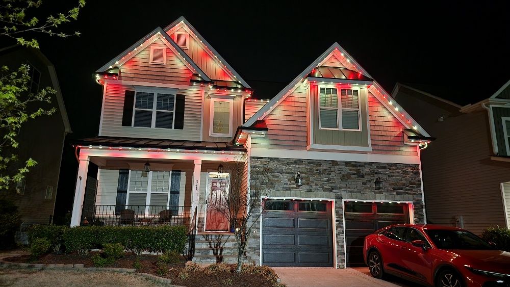 Permanent Lighting for Sharper Look Exteriors in Midland, VA
